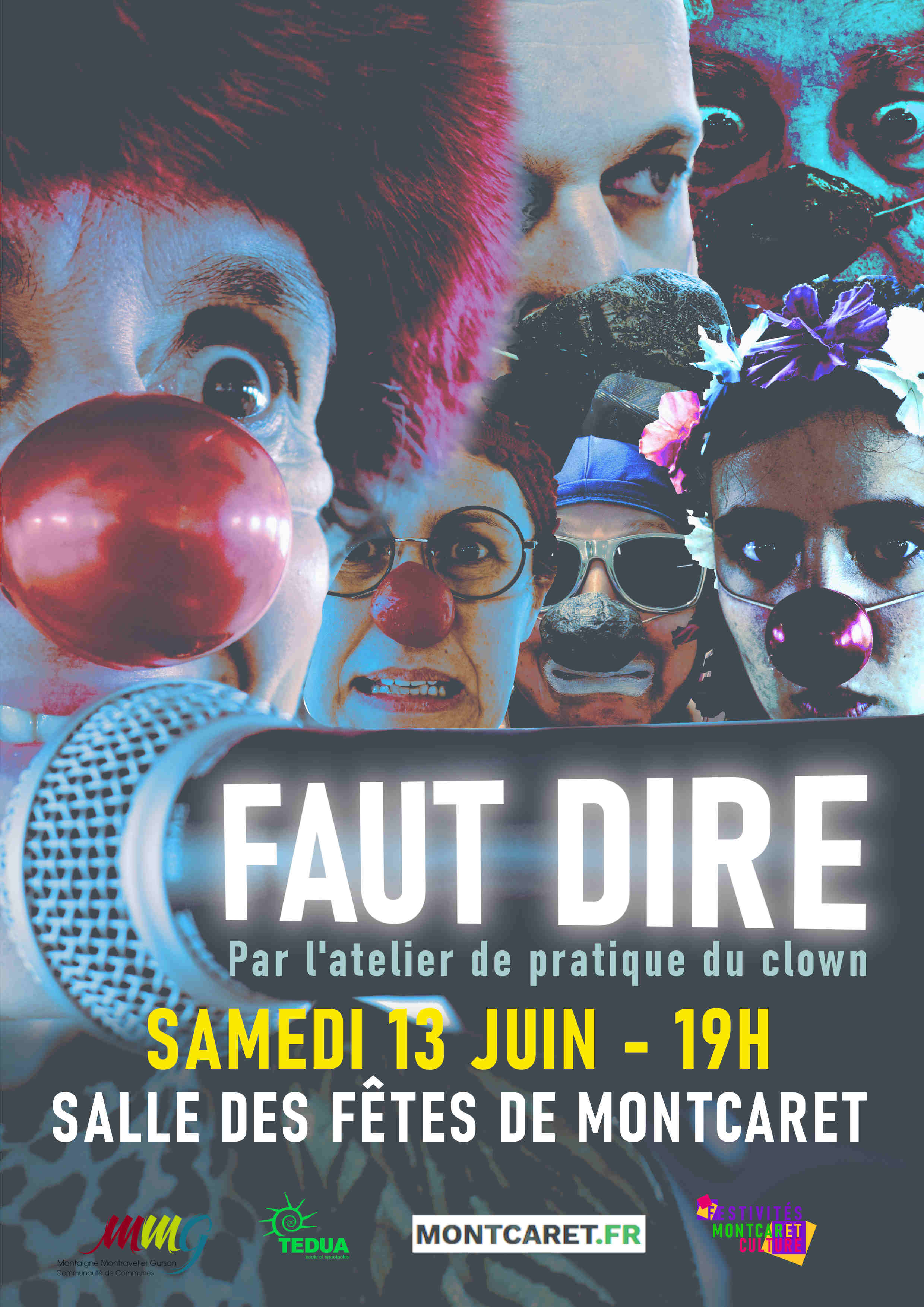 FAUT DIRE – Le spectacle de l&rsquo;atelier de pratique du clown